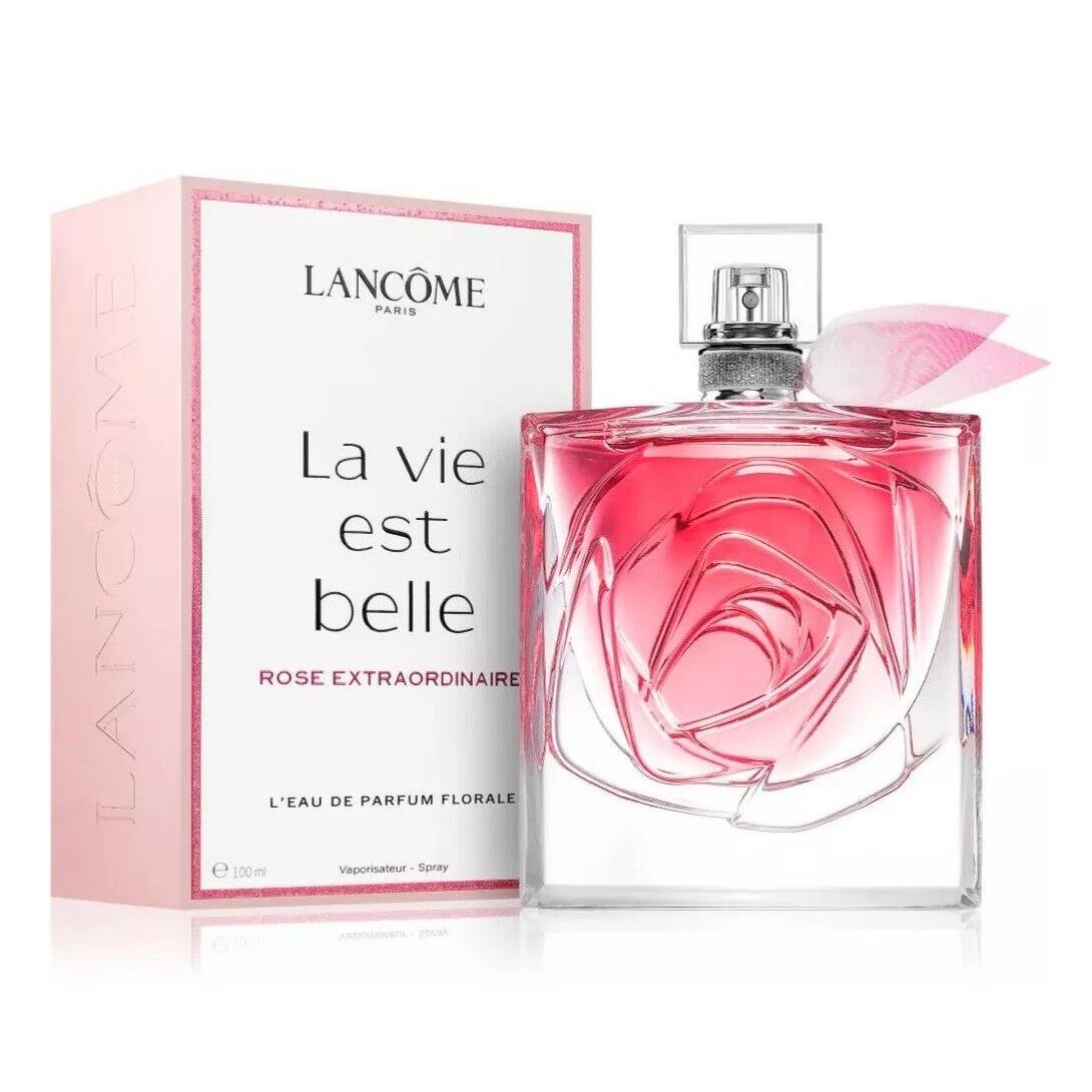 Lancome La Vie Est Belle Rose Extraordinaire Eau de Parfum For Women 3.4Oz/100ml