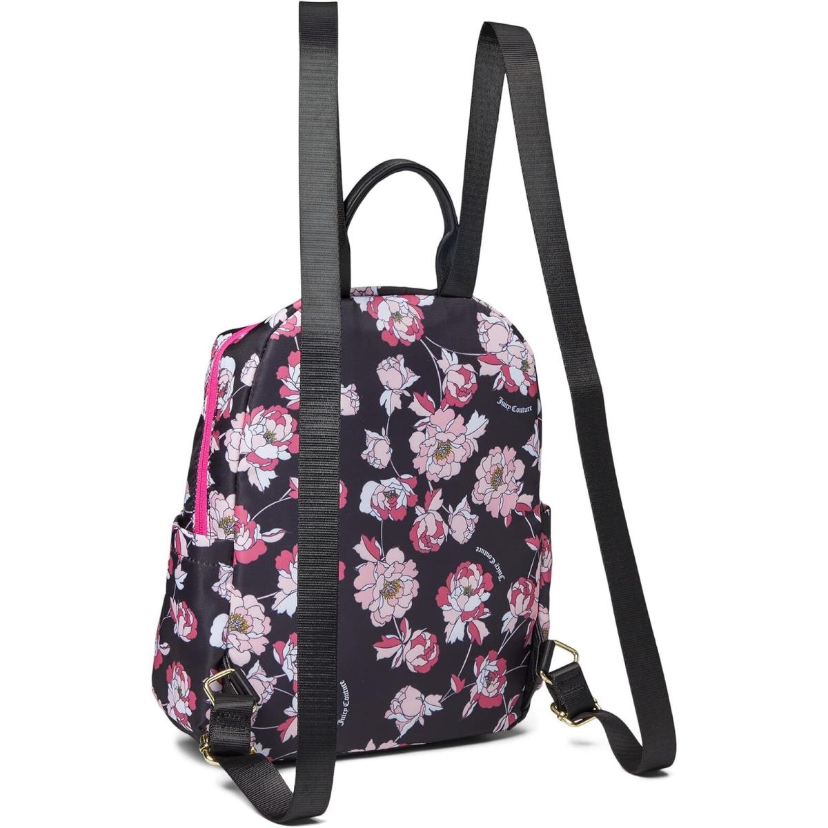 Juicy Couture Pretty Rose Black Multi Lollipop Large Women Backpacks