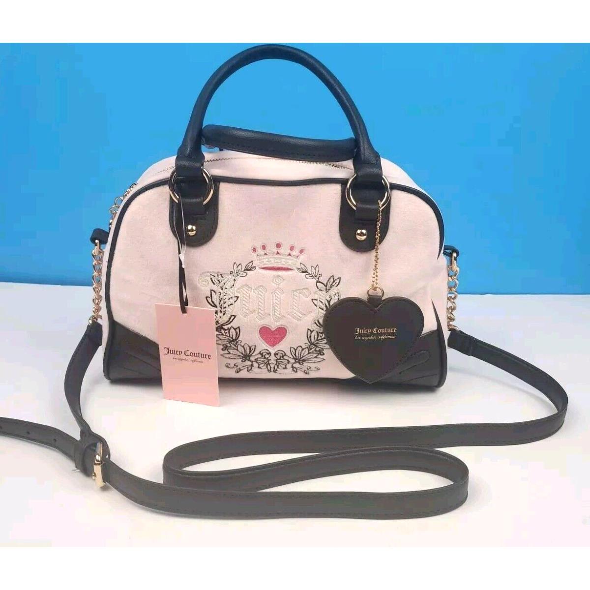 Juicy Couture Powder Blush Heritage Bowler Crossbody Bag