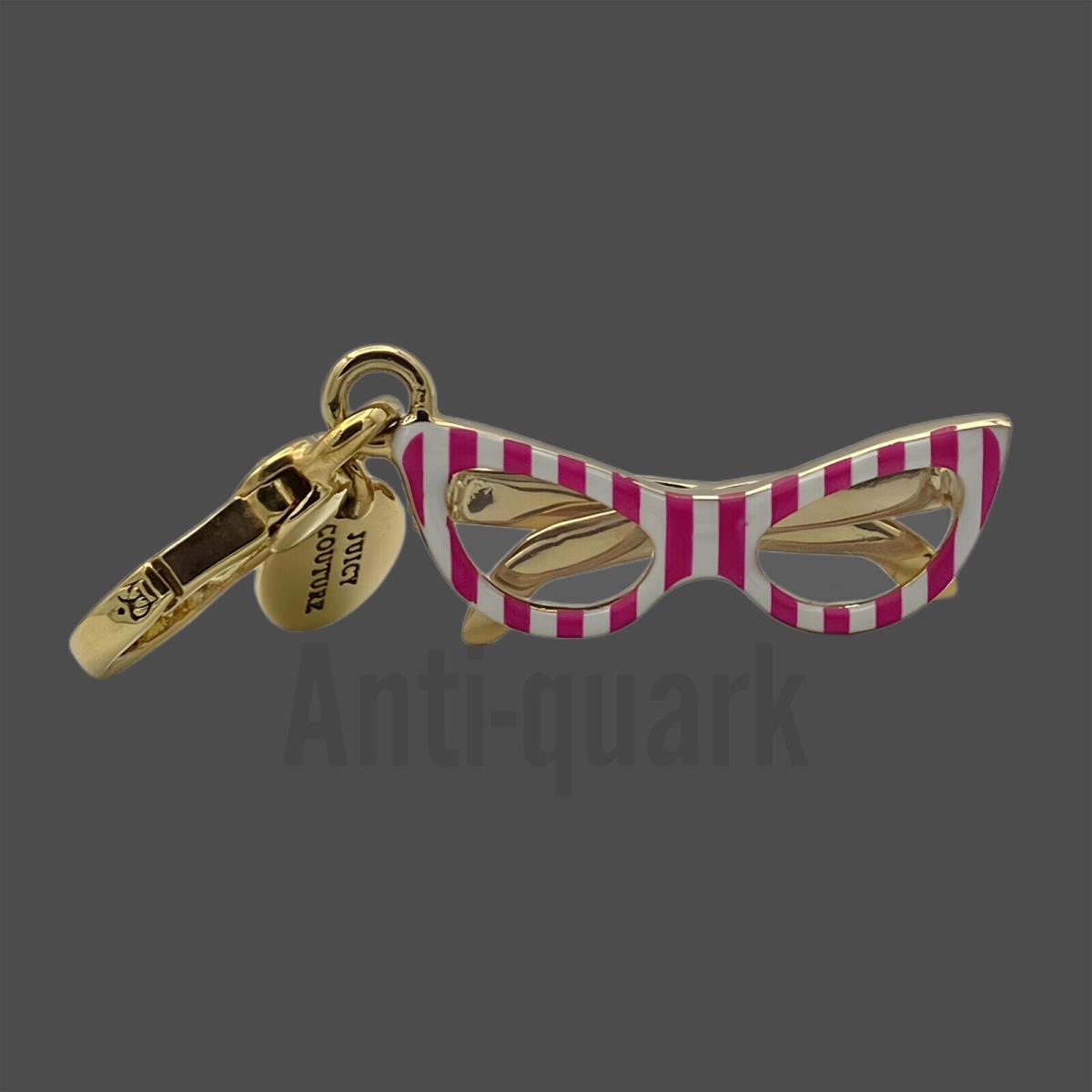 Juicy Couture Pink Striped Sunglasses Charm YJRU7909 Bogo