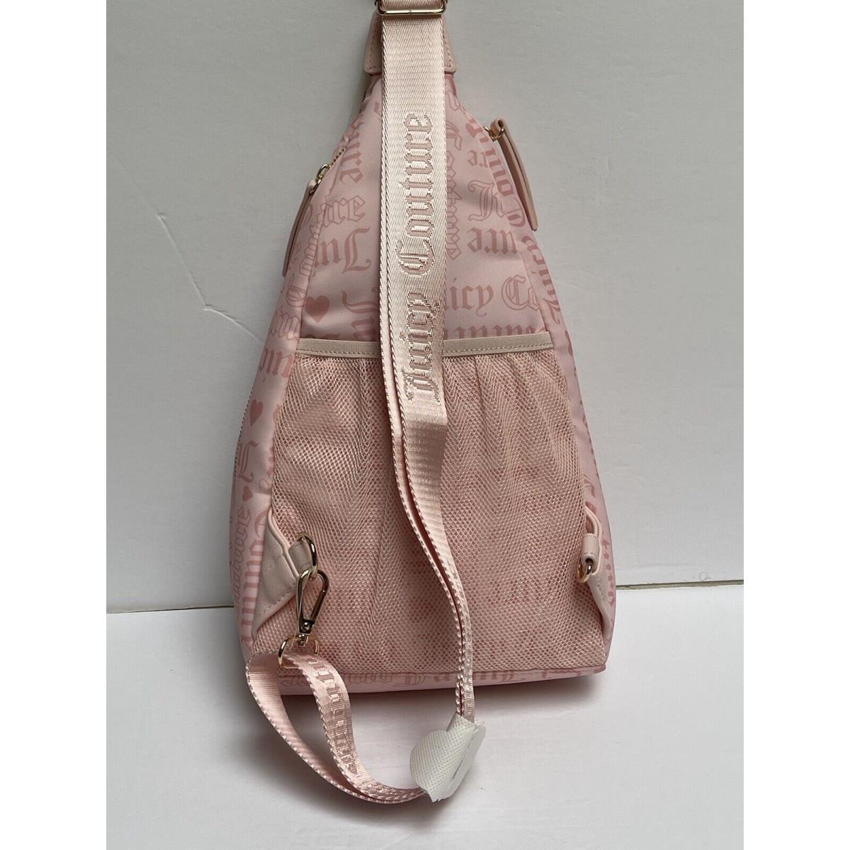 Juicy Couture Material Girl Sling Backpack Bag Powder Blush