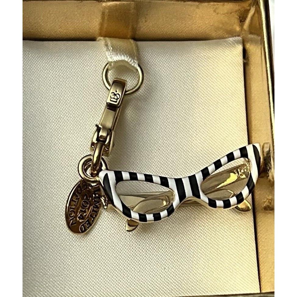 Juicy Couture Ltd ED 2014 Stripped Sunglasses Charm For Bracelet B 51