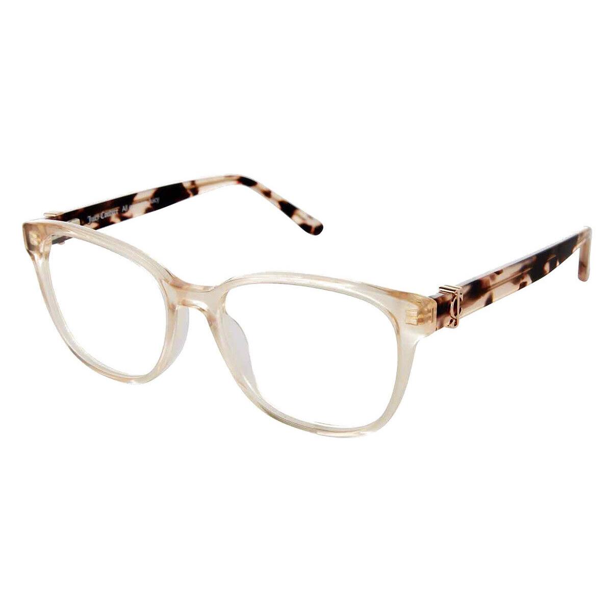 Juicy Couture JU 244 Eyeglasses Women Crystal Square 53