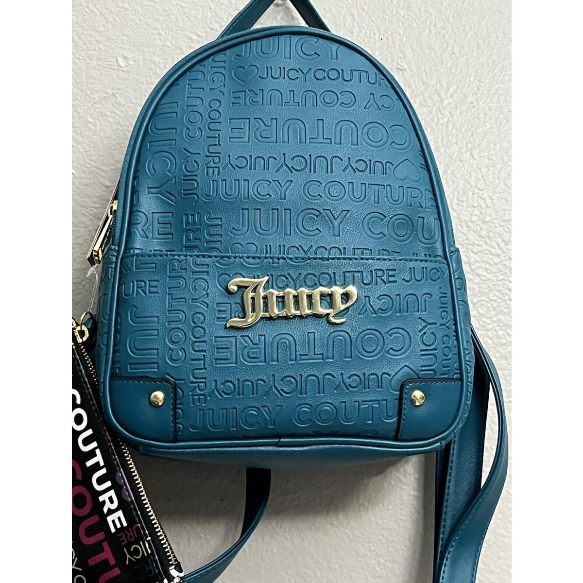 Juicy Couture Pullout Pouch Leather Mini Backpack Bag