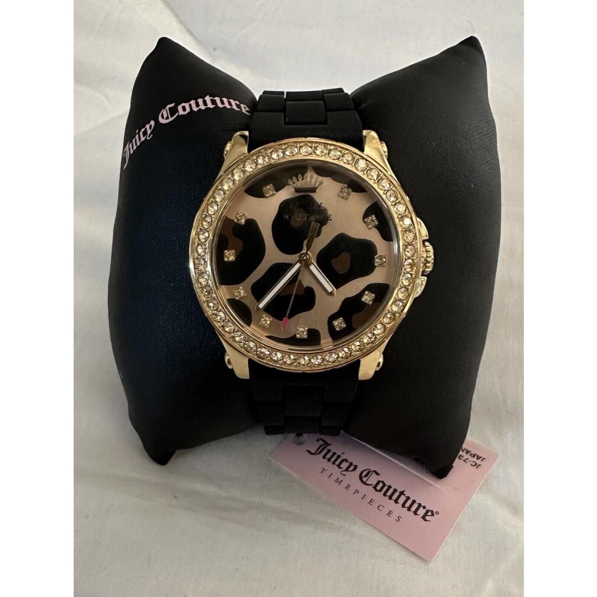 Juicy Couture 1901191 Women`s Watch Leopard Design Gold and Black