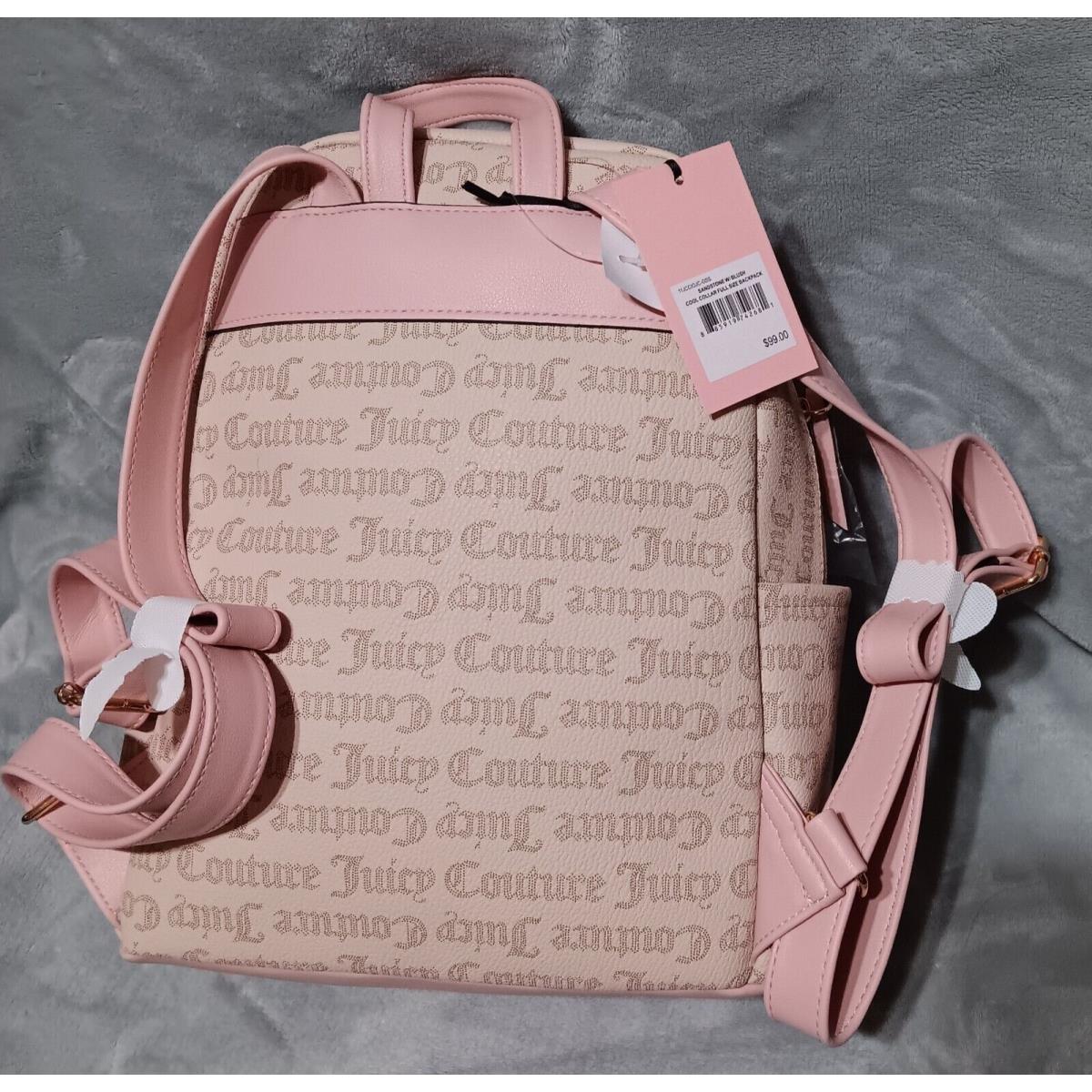 Juicy Couture - Sandstone Pink and Beige W/blush Cool Collar Full Size Backpack