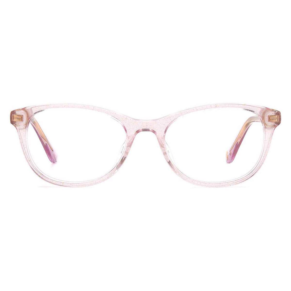 Juicy Couture 950 Eyeglasses Kids Pink Glitter Oval 45mm
