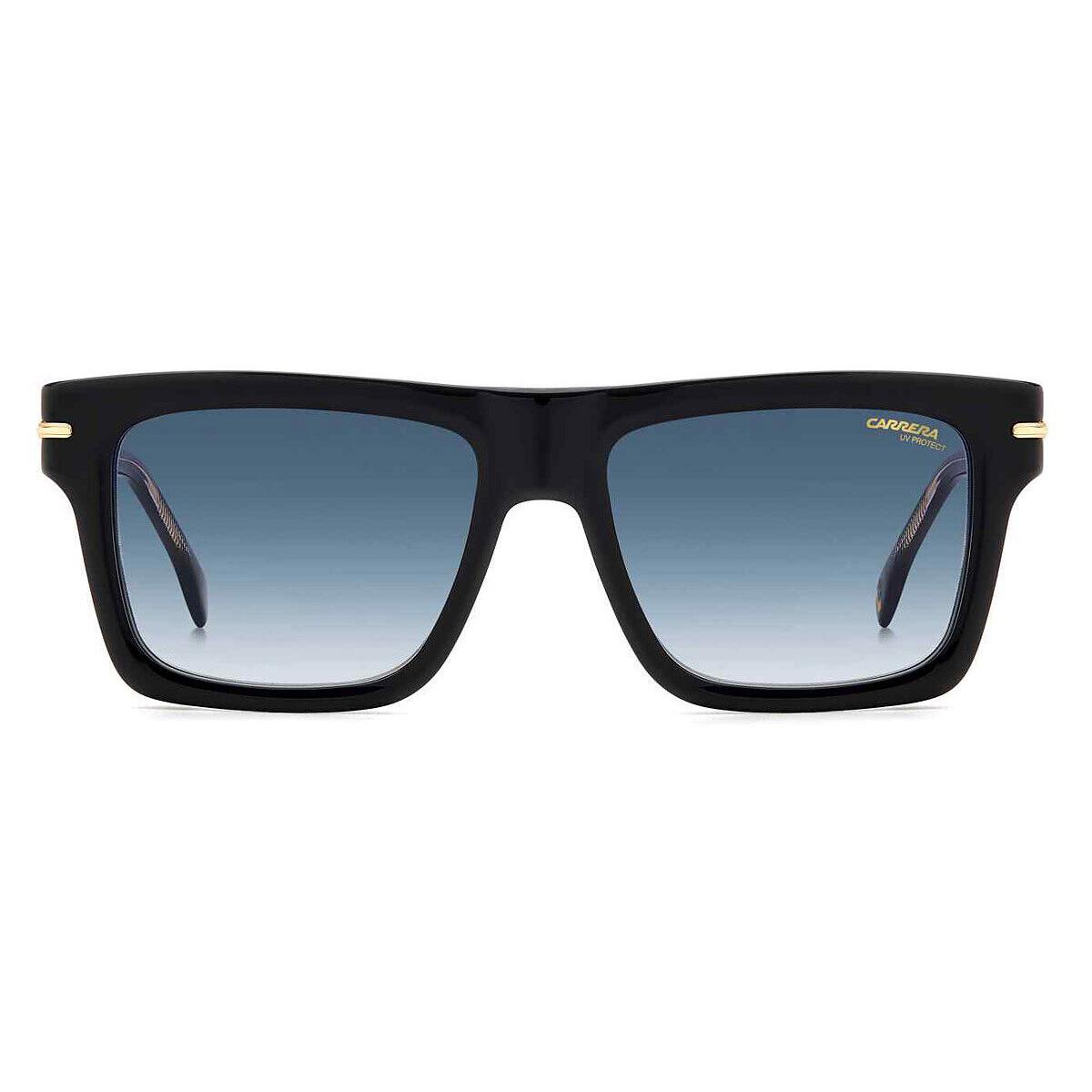 Carrera 305/S Sunglasses Striped Black Blue Shaded 54mm