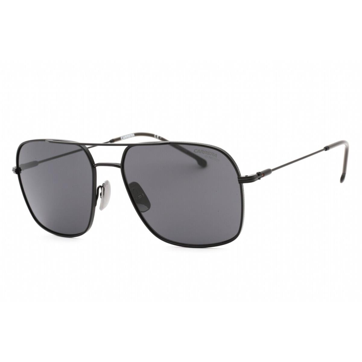 Carrera 247/S 0003 IR Sunglasses Matte Black Frame Gray Enses 58mm