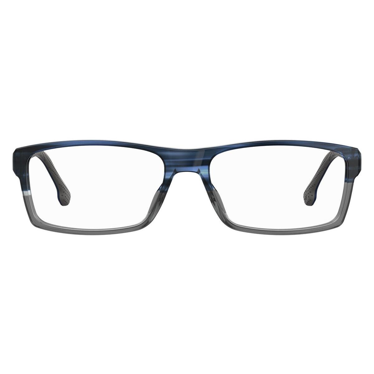 Carrera 8852 Eyeglasses Men 03HH Blue Gray Black Rectangle 55