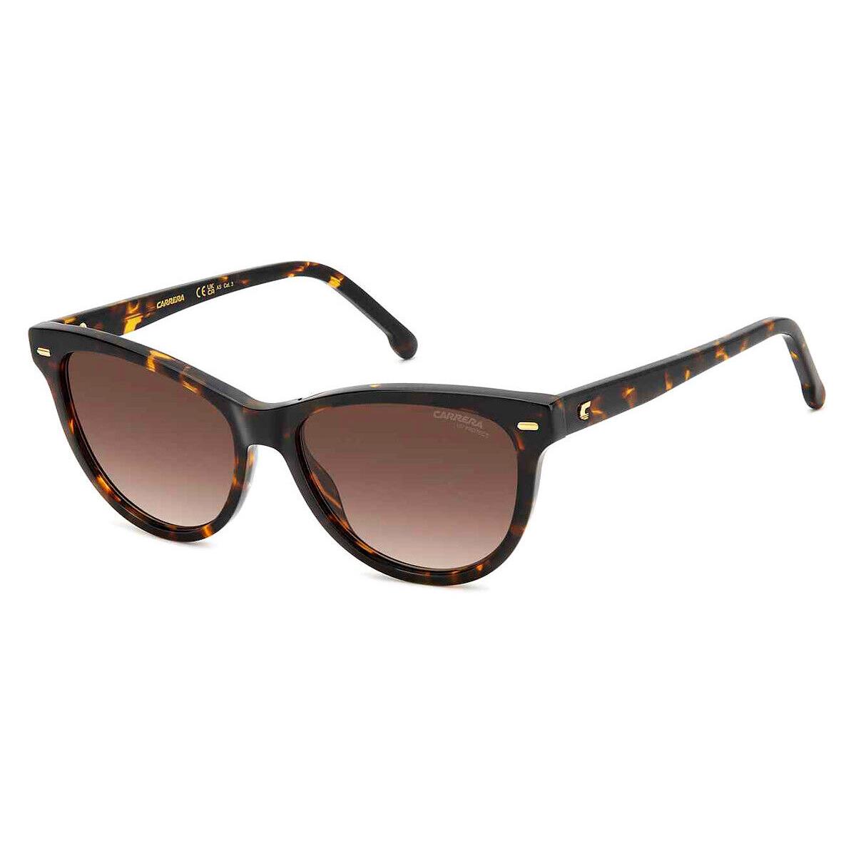 Carrera Car Sunglasses Women Havana / Brown Gradient 54mm