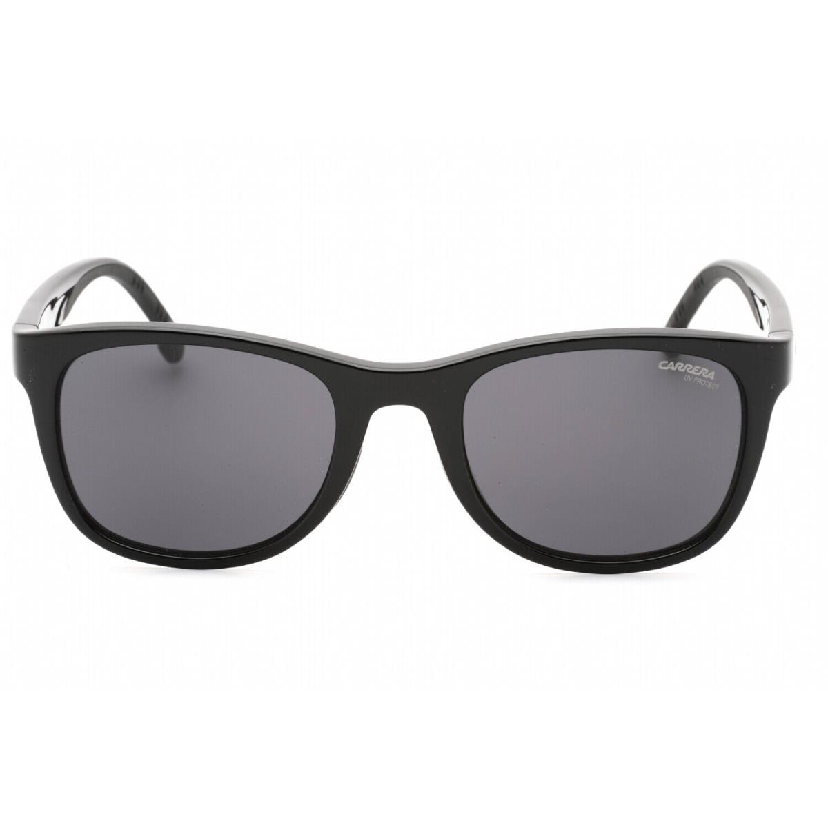 Carrera 8054/S 0807 IR Sunglasses Black Frame Gray Lenses 52mm