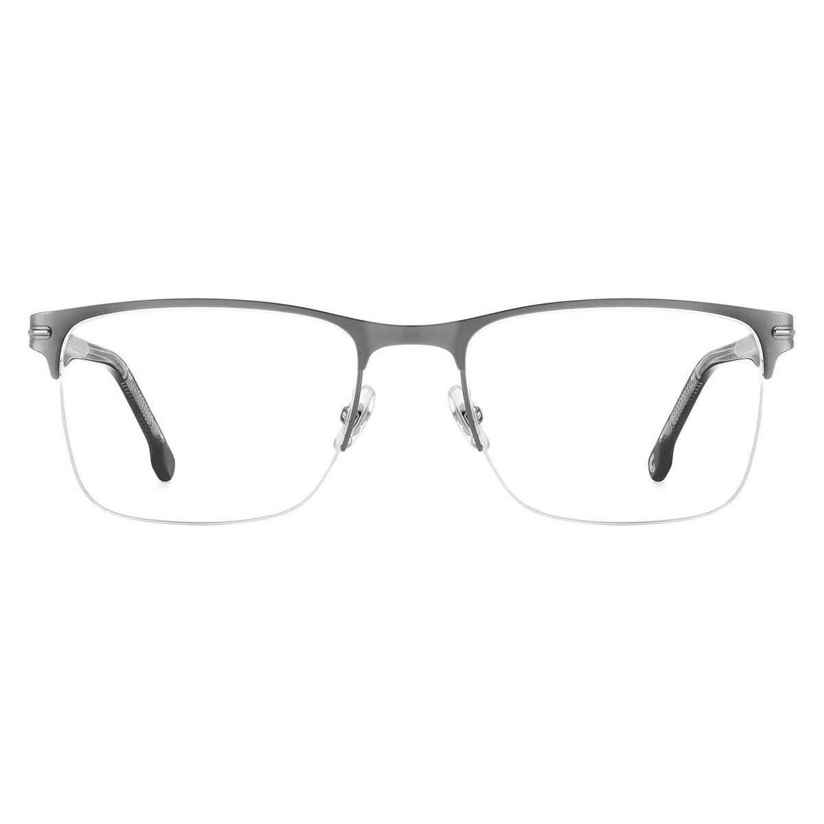 Carrera 291 Eyeglasses Men Matte Ruthenium Rectangle 57mm