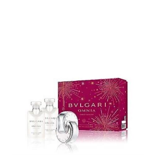 Bvlgari Omnia Amethyste For Women - 3 Pc Gift Set 1.35oz Edt Spray 2 x 1.35oz B