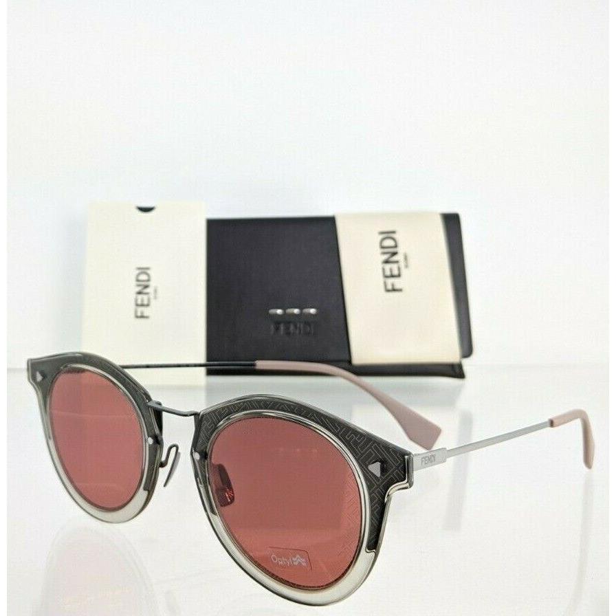 Fendi FF M0044/G/S Sunglasses 268UI Silver Frame 0044 47mm