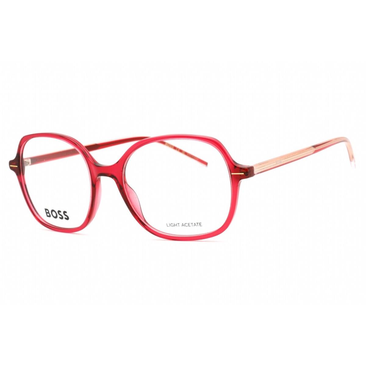 Hugo Boss Boss 1525 0LHF 00 Eyeglasses Burgundy Frame 51 Mm