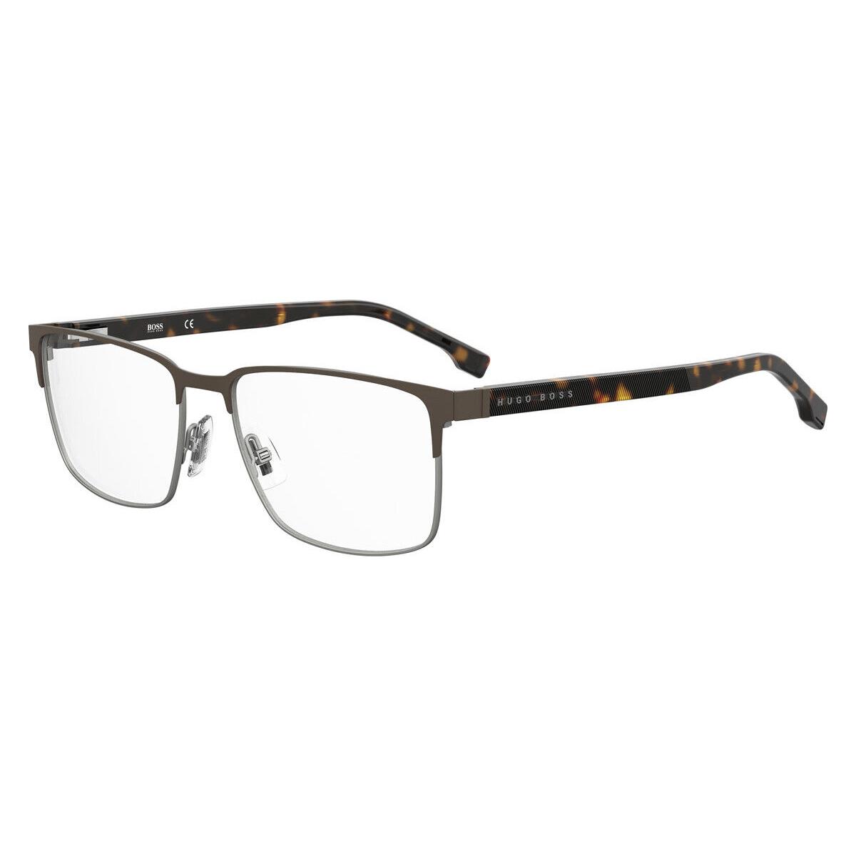 Boss 1301/U Eyeglasses Men Matte Brown Square 57mm
