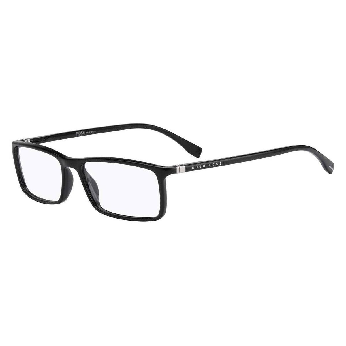 Boss 0680/it Eyeglasses Men Black Rectangle 55mm