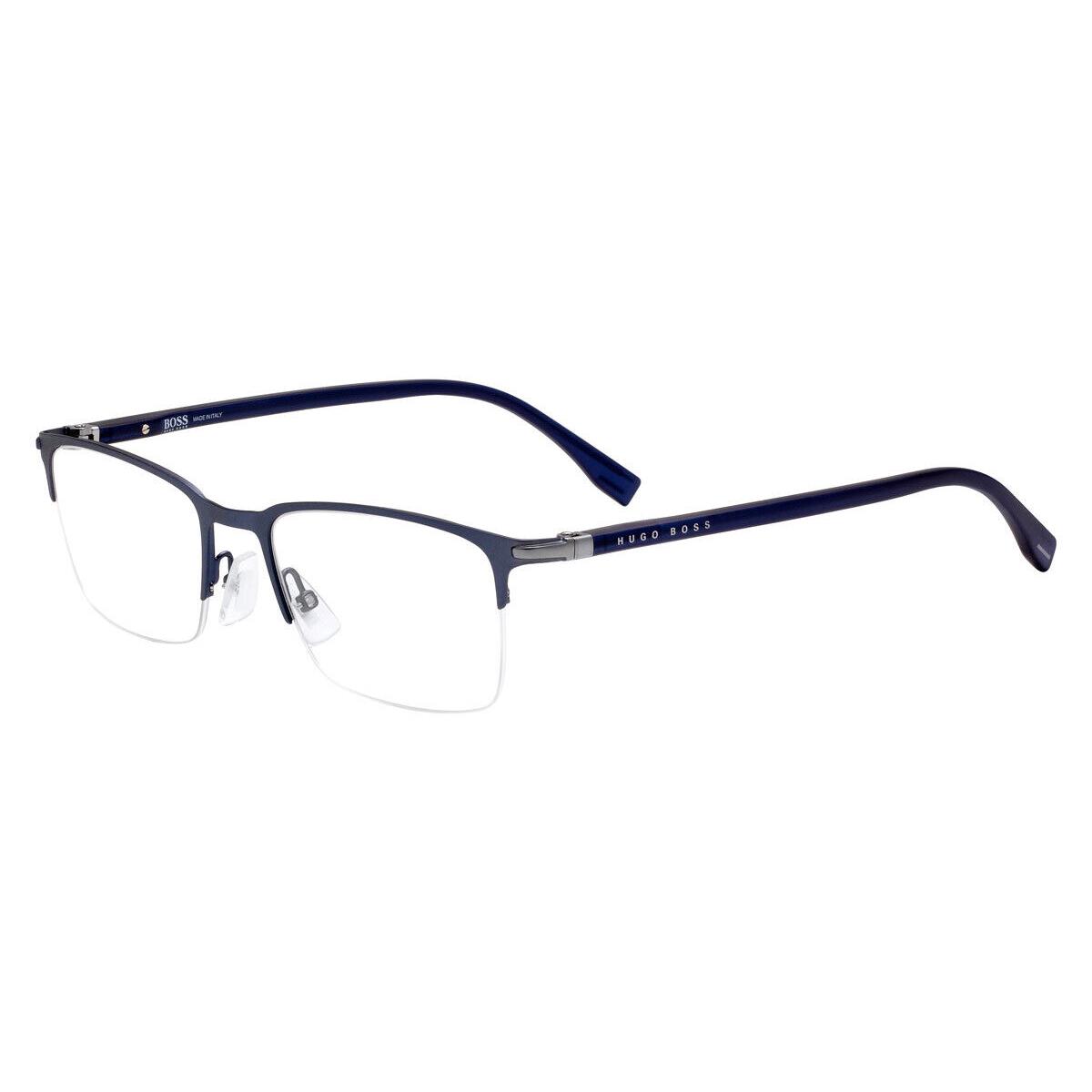 Boss 1007/it Eyeglasses Men Matte Blue Rectangle 52mm