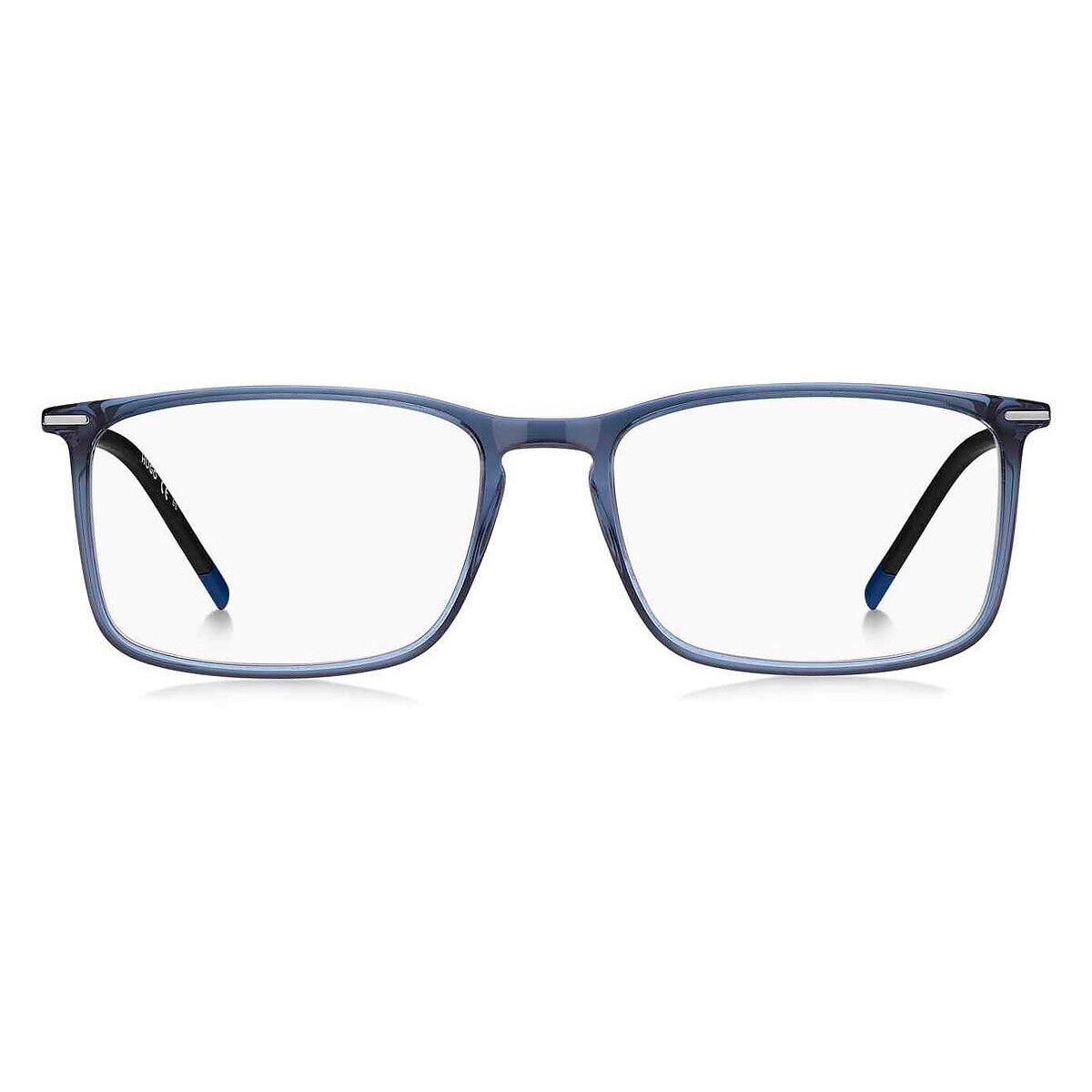 Hugo Boss HG 1231 Eyeglasses Men Blue Rectangle 55mm