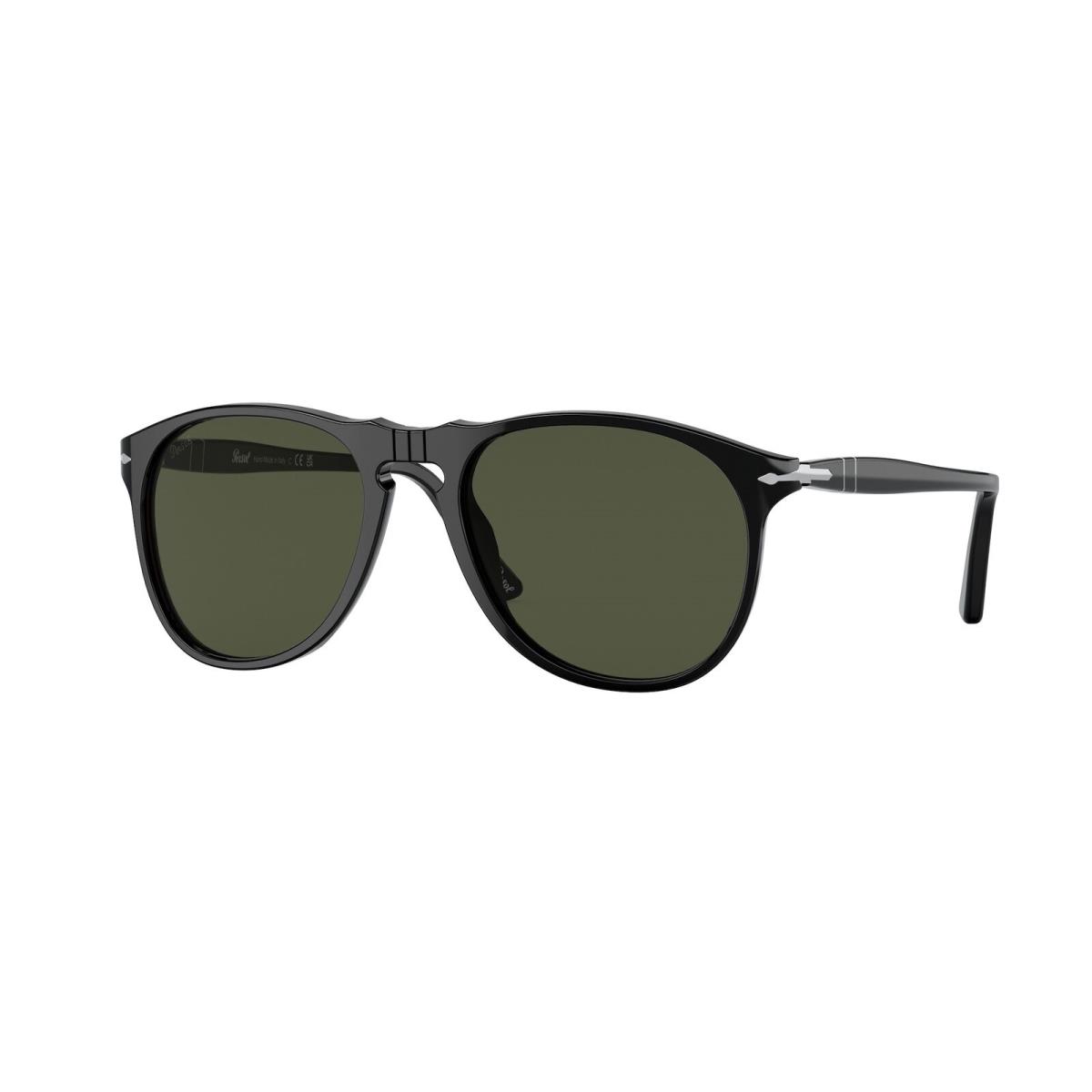 Persol PO9649S 95 31 Black Green 55 mm Men`s Sunglasses