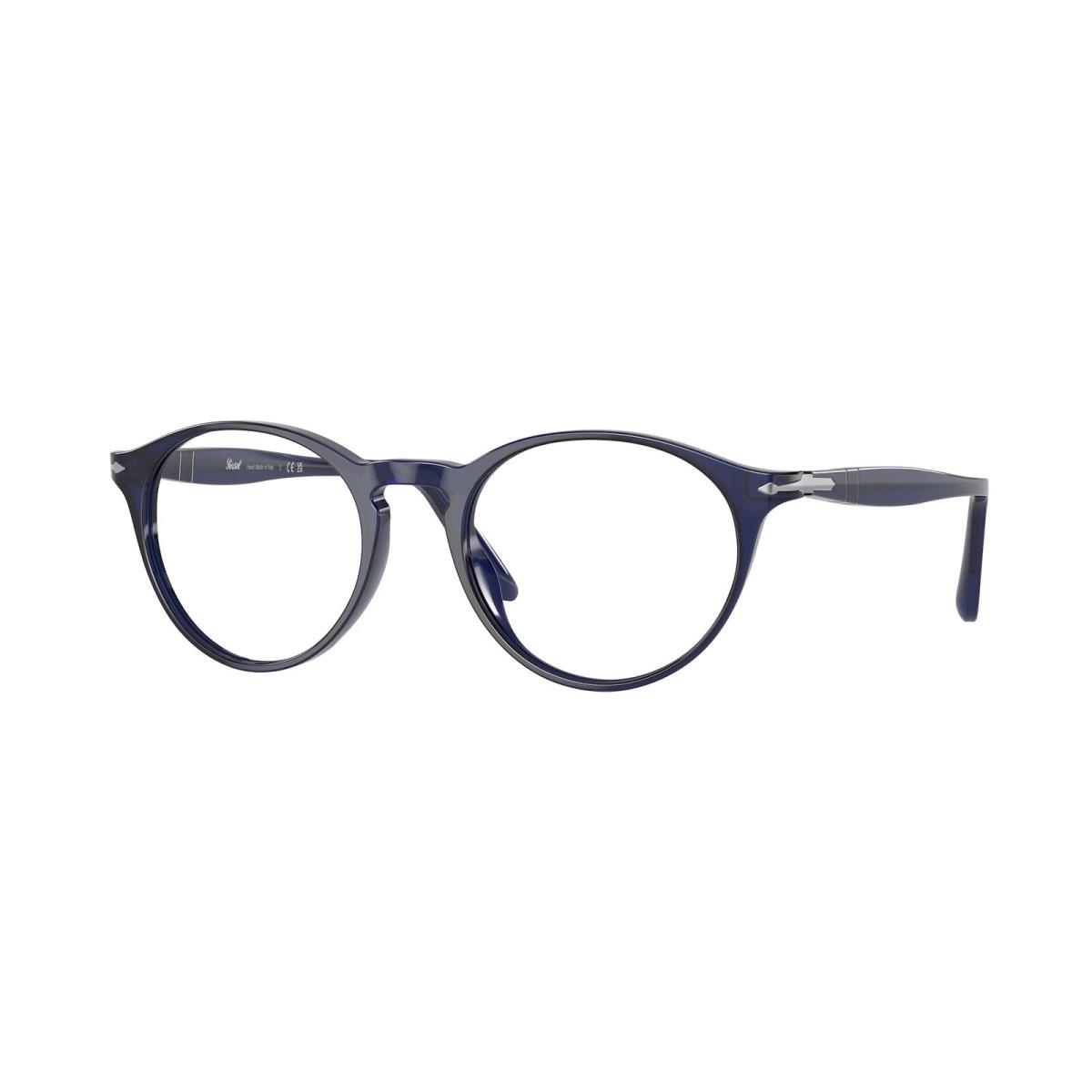 Persol PO3092V 9038 Blue Transparent 50 mm Men`s Eyeglasses