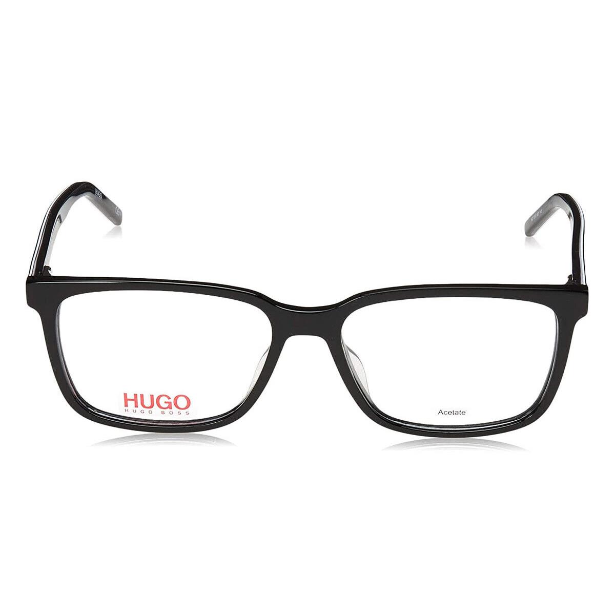 Hugo Boss 1010 Eyeglasses Men 0807 Black Rectangle 54mm