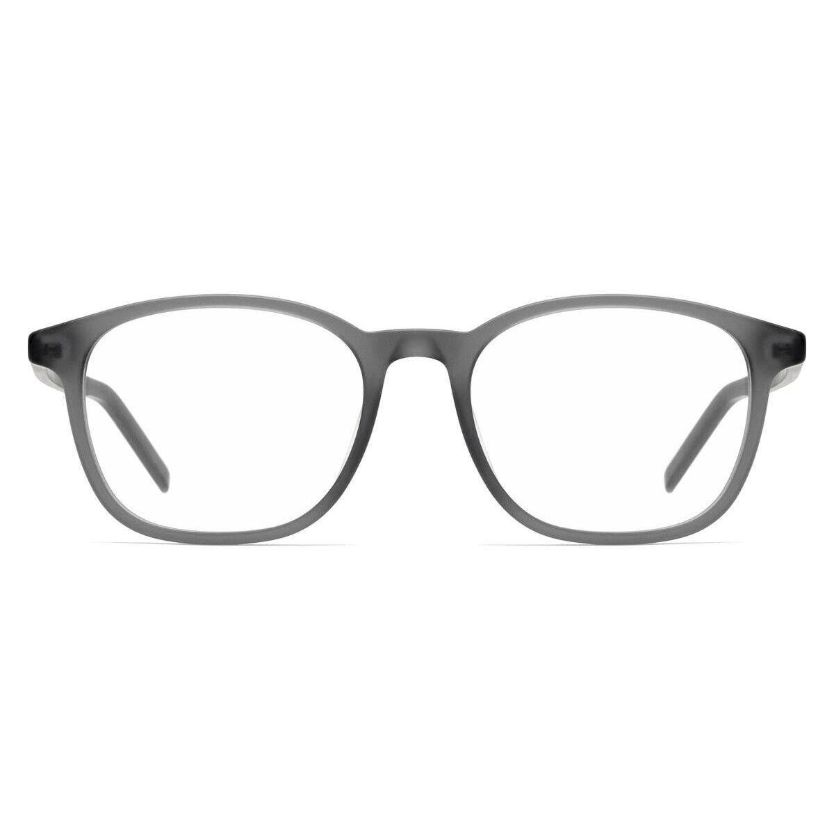 Hugo Boss 1024 Eyeglasses Men 0RIW Matte Gray Square 51mm