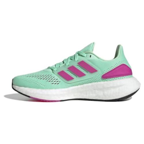 Adidas Pureboost 22 Women Size 5.5 6.5 Lucid Fuchsia White Running Comfy - puls mint/lucid fuchsia/footwear white