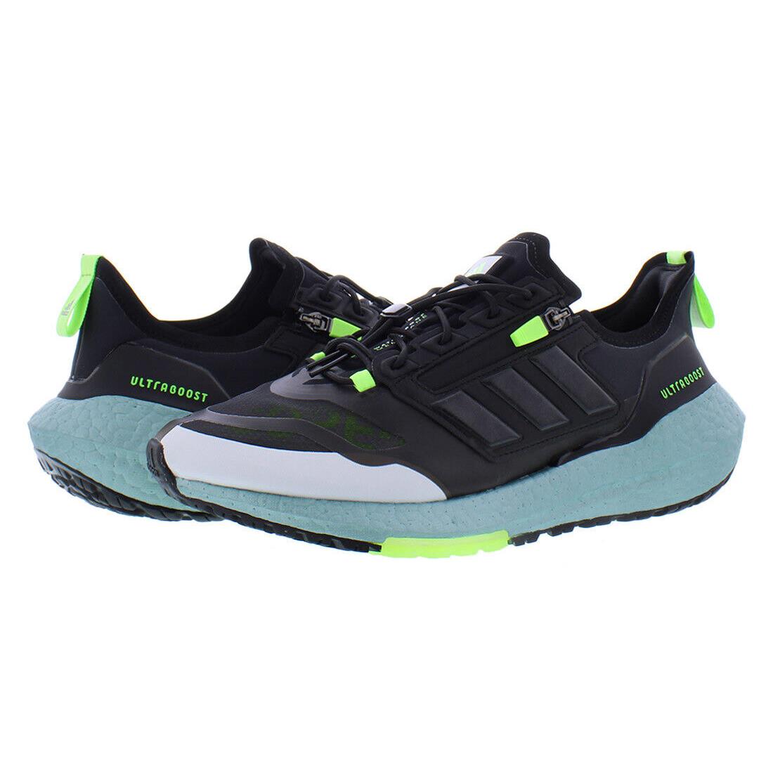 Adidas Ultraboost 21 Gtx Mens Shoes - Black/Green, Main: Black