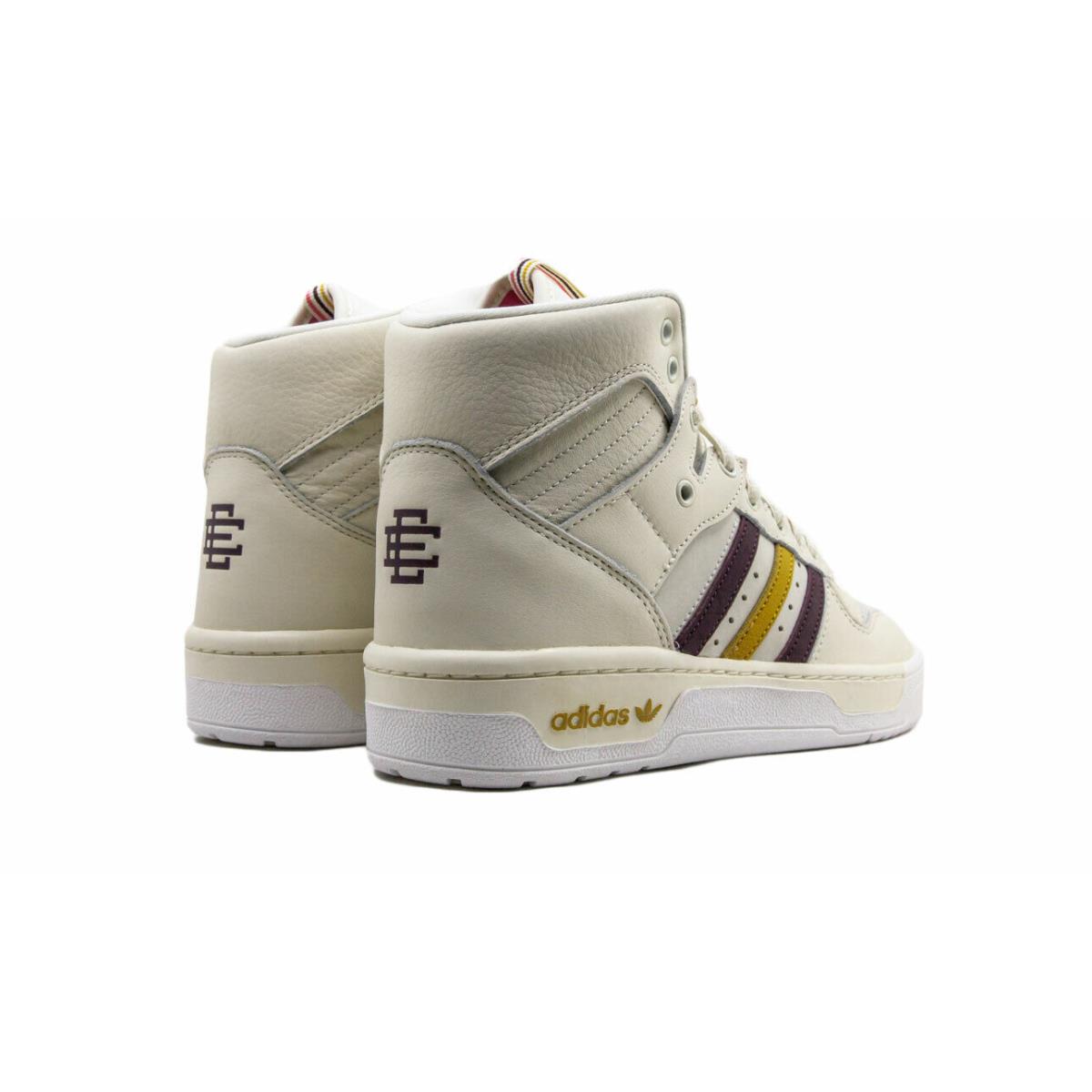 Adidas x Eric Emanuel Men`s Rivalry Hi OG Sneakers Core White - Core White, Maroon, Custom