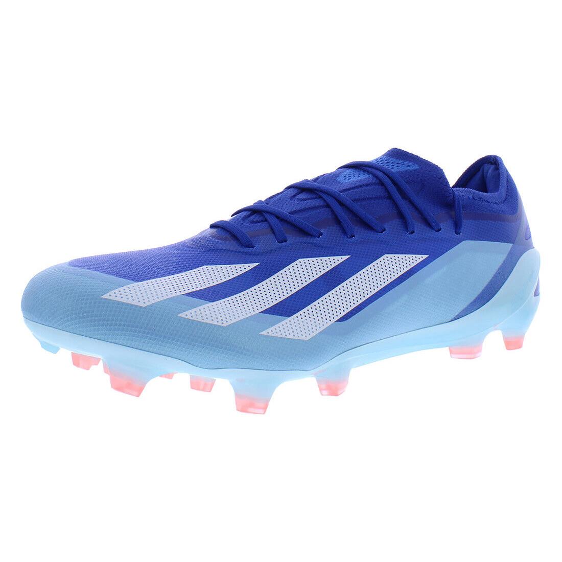 Adidas X Crazyfast.1 FG Unisex Shoes - Bright Royal/Footwear White/Solar Red, Main: Blue