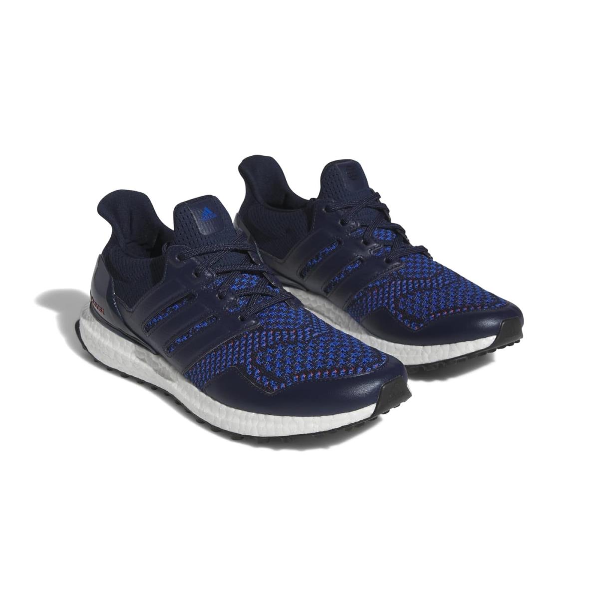 Man`s Sneakers Athletic Shoes Adidas Golf Ultraboost Golf Shoes - Collegiate Navy/Collegiate Navy/Bright Red