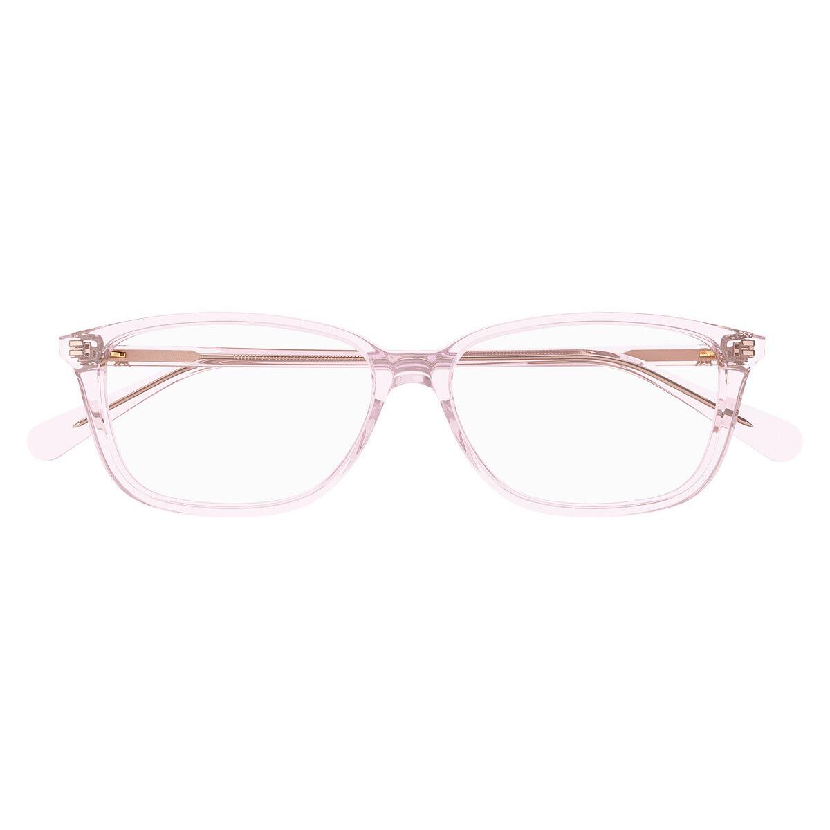 Gucci GG0757OA Eyeglasses Women Pink Rectangle 54mm