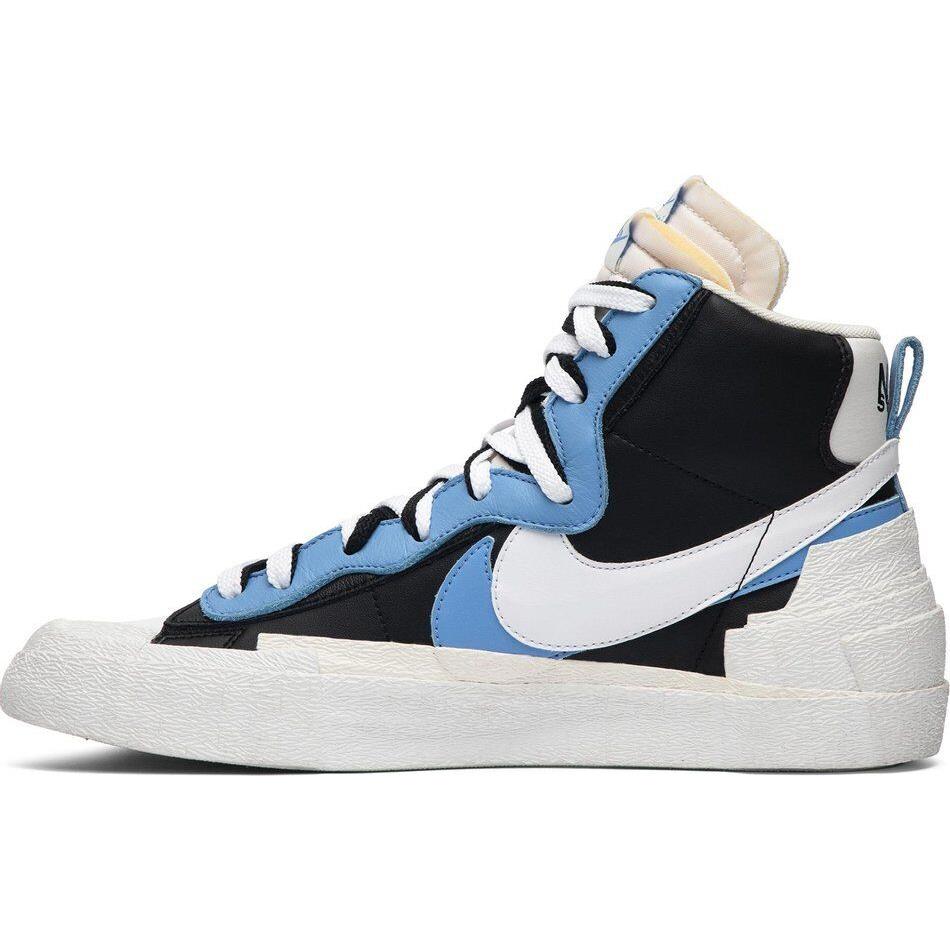 Nike Blazer Mid Sacai White Black Legend Blue BV0072-001 Size 9 - Blue