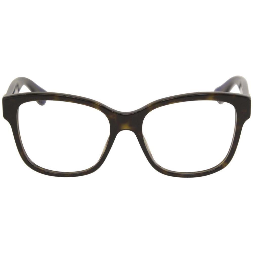 Gucci Women`s Eyeglasses GG0038ON GG/0038/O 003 Dark Havana Optical Frame 54mm