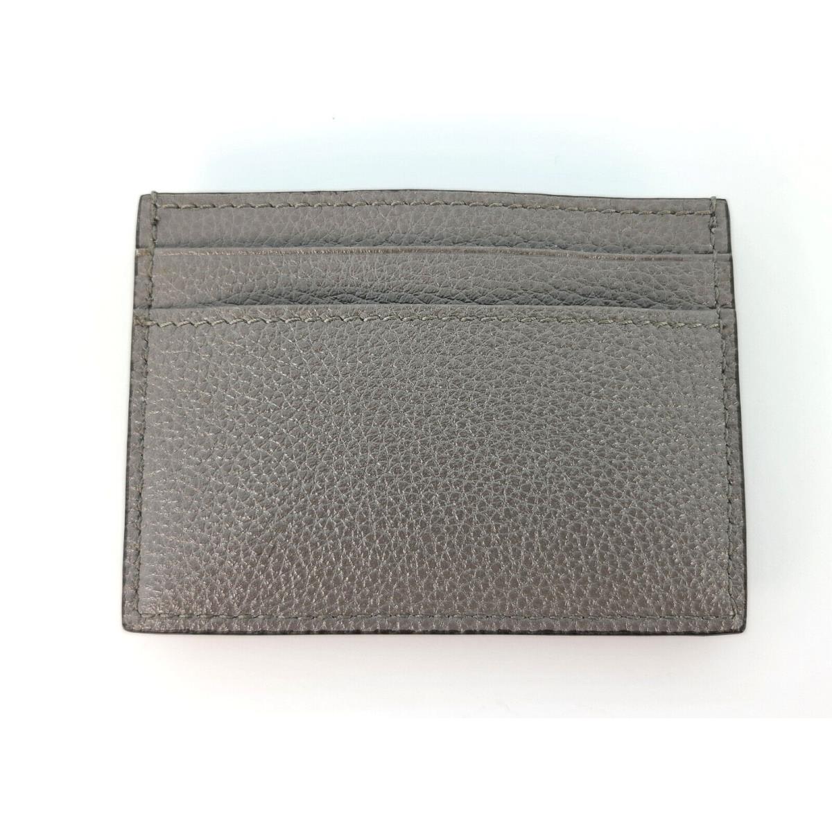 Gucci Gray Horsebit Zumi Unisex Leather 570679 Card Case Card Holder / Box