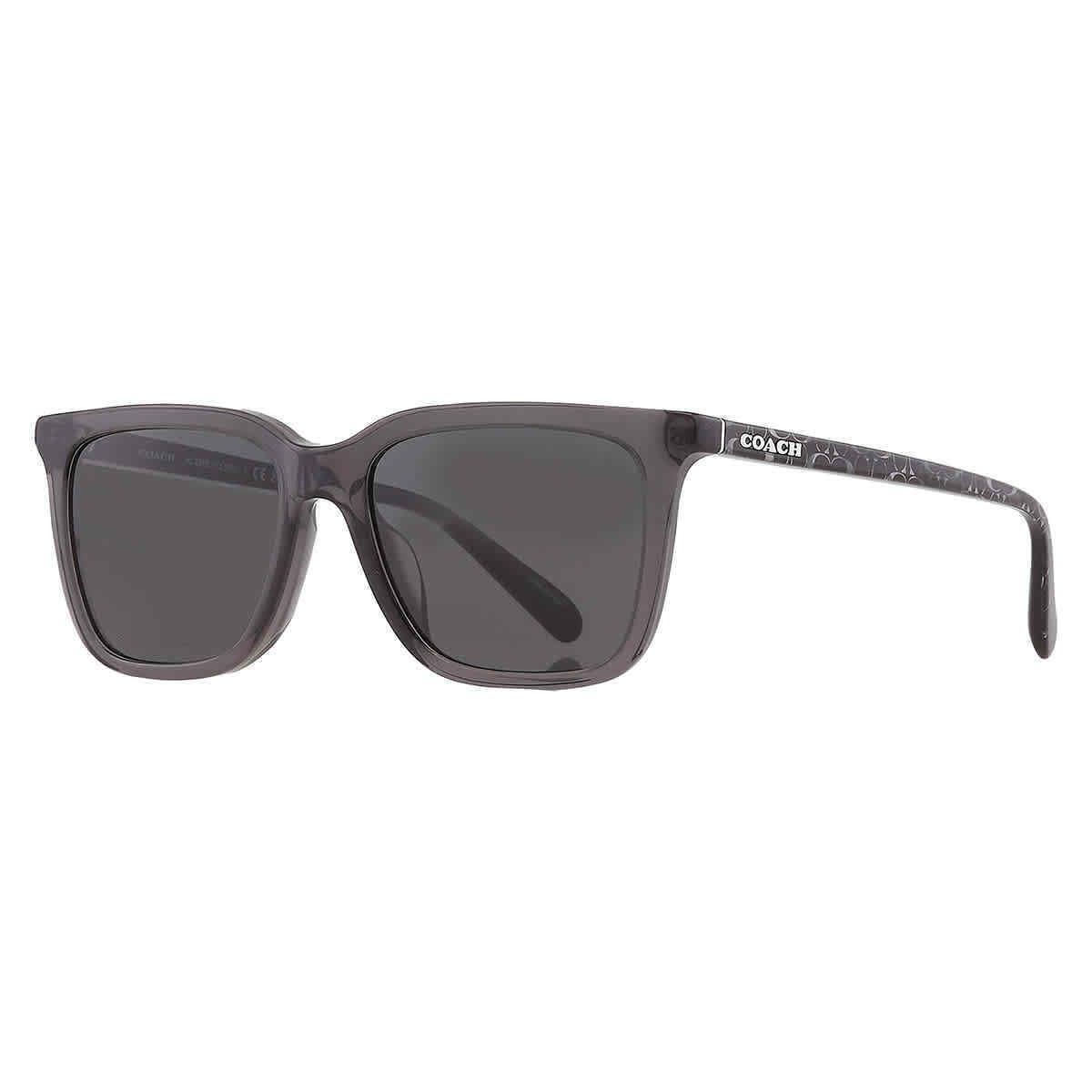 Coach Grey Square Men`s Sunglasses HC8385U 579387 54 HC8385U 579387 54