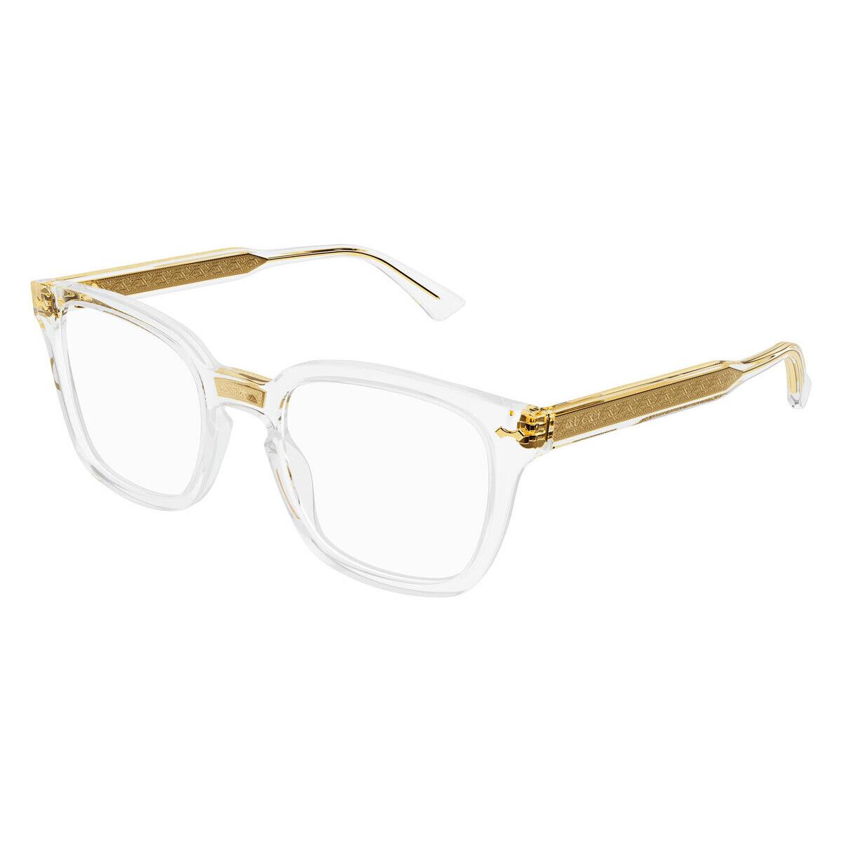 Gucci GG0184O Eyeglasses Unisex Crystal Square 50mm