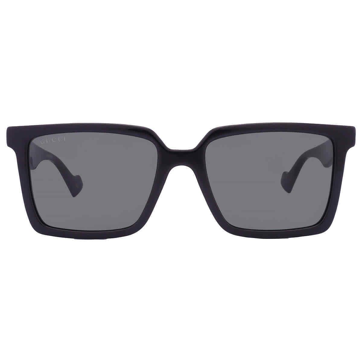 Gucci Grey Square Men`s Sunglasses GG1540S 001 55 GG1540S 001 55