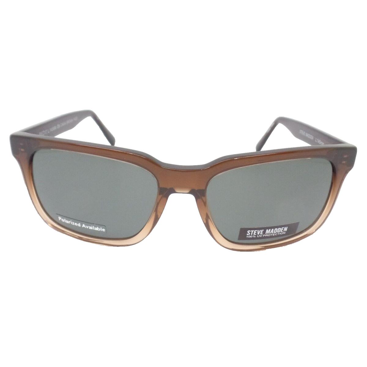 Steve Madden Cavia Brown Fade Grey 55mm Sunglasses