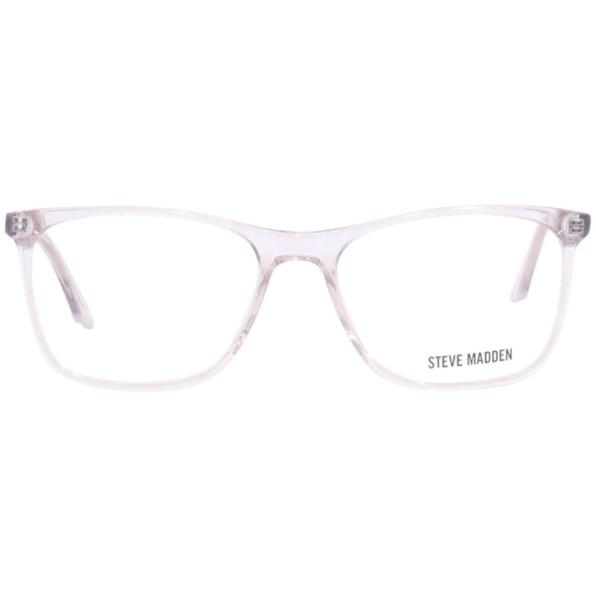 Steve Madden Rayne Eyeglasses Frame Men`s Grey Full Rim Square 54mm