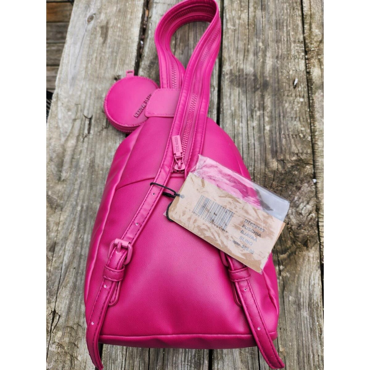 Steve Madden Bjayaa Fuschia Convertible Sling Backpack Crossbody