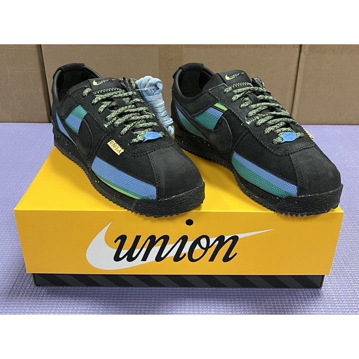 Size 6.5 - Nike Cortez Classic x Union LA Off Noir IN Hand - Black