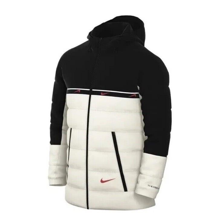 Nike Sportswear Repeat Synthetic Fill Jacket White/black DX2037-133 Men Sz L