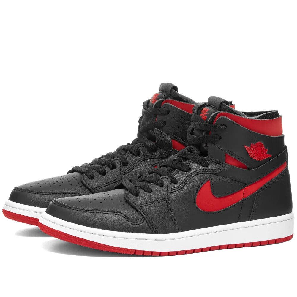 Nike Air Jordan 1 High Zoom Cmft Size 6 Black Red Bred Women CT0979-006