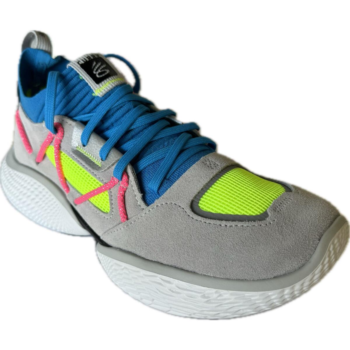 Under Armour Men`s Steph Curry Flow Cozy Grey Multicolor Basketball Shoes