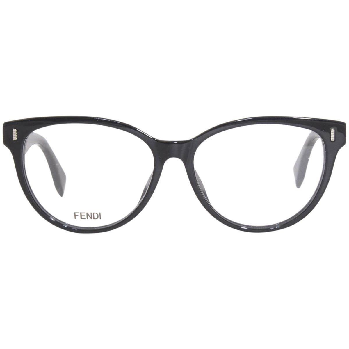 Fendi FF0186/F Vjg Eyeglasses Frame Women`s Black Full Rim Cat Eye 53mm