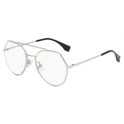 Fendi FF0329-03YG-PD33-53 Silver Eyeglasses