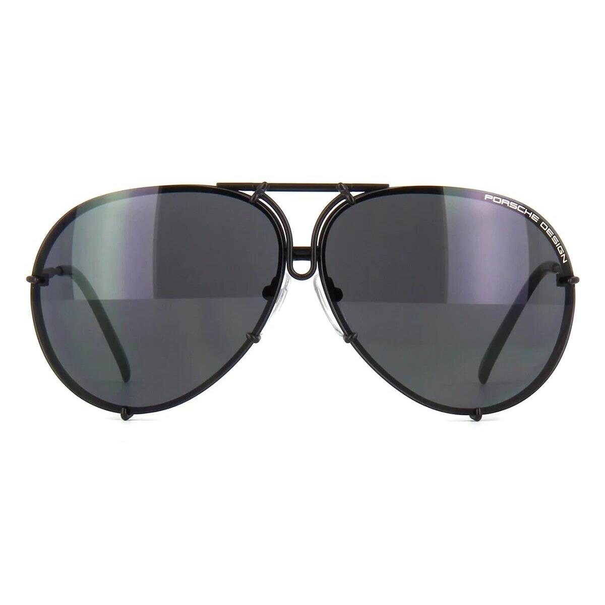 Porsche Design 8478D Sunglasses Black Frame with Interchangeable Lens 69mm